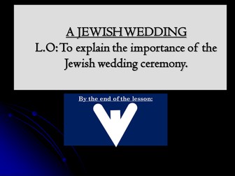 Jewish wedding