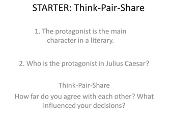 Julius Caesar: Debating the protagonist
