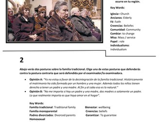 Speaking Cards A level Spanish