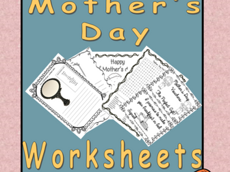 Mother’s Day Fun Worksheets