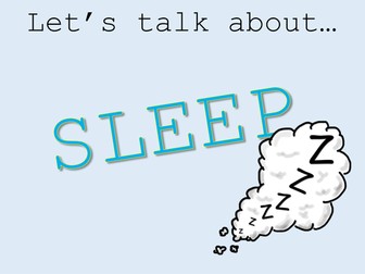 Assembly on the importance of sleep