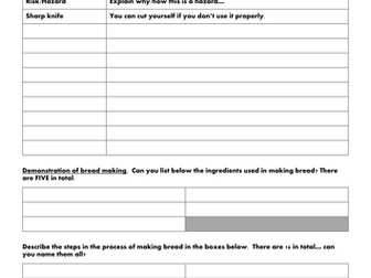 Food Technology - KS2 (Year 6)