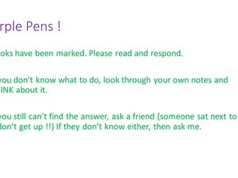 Purity and Formulations