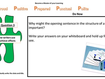 2017 AQA Lesson on structure question 3