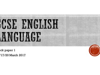 AQA GCSE English Language Feedback SAMS4 Paper 1