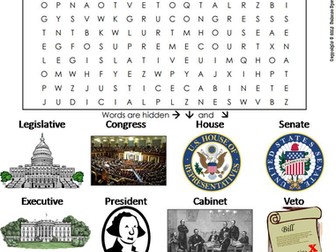 Branches Of Government Word Search