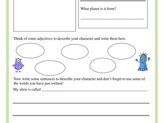 Character Profile of An Alien (Differentiated)