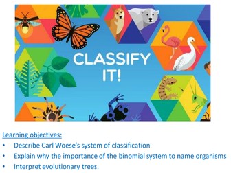 Classification, Linnaeus, Woese, AQA,