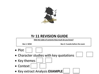 The Sign of the Four- Revision Guide