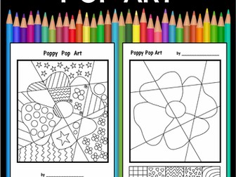 Anzac Day – Poppy Pop Art