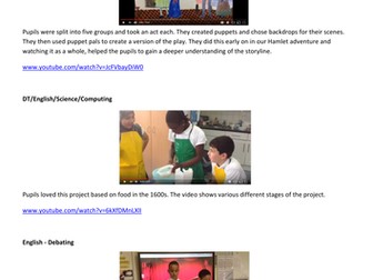 Support material for teaching Hamlet