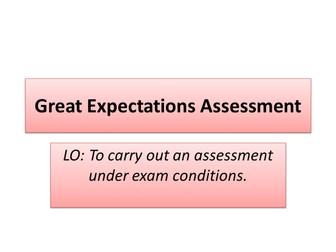 NEW AQA English Literature Paper 1 Great Expectations Assessment