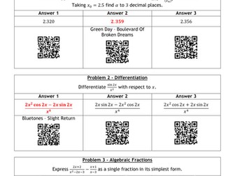 QR Code Defuse The Bomb Activities - Core 3 and 4