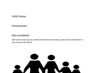 Person Centred review preparation booklet family and young person
