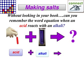 KS3 Year 7 Lesson 4: Making salts