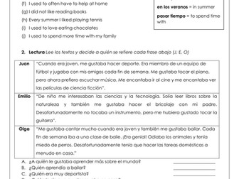 Hobbies in spanish image