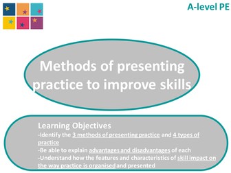 AQA GCE - Lesson 3 - Skill Acquisition