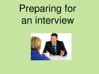 Preparing for a job interview E3-L2