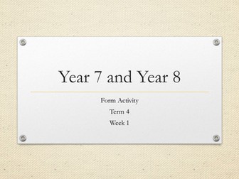 Form Time Curriculum