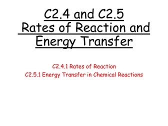 C2.4 and C2.5 Revision Booklet