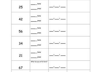Maths Partitioning Year 2 Autumn