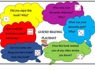 Guided Reading Placemat