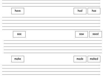 Past to present tense