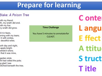 GCSE 2017 AQA Poetry unseen comparison