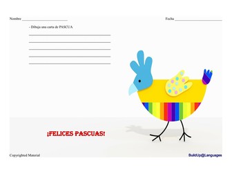 PASCUA - dibuja una carta