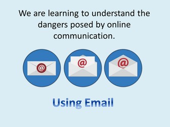 KS2 Online Safety - Using Email Safely - PP with activity and lesson plan