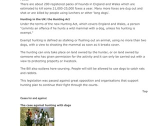 Citizenship - Animal Rights