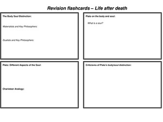 OCR A-Level Life after Death Revision