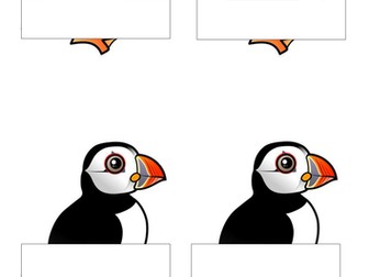 Puffin peg labels