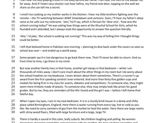 Edexcel English Language Paper 2 walk-through (Section A)