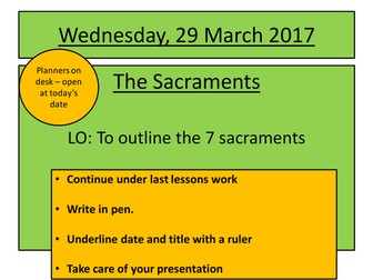 Introduction to the sacraments