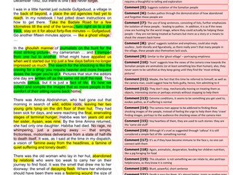 Language and Structure Question New GCSE 2017 Question 3 Non Fiction