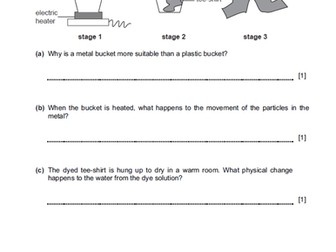 Checkpoint Science-Physics worksheets with mark scheme