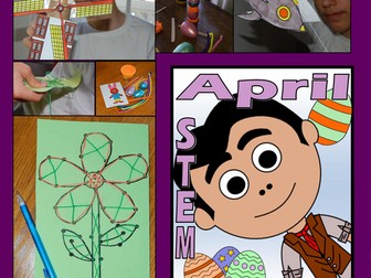 STEM Center Challenges - April STEAM Easter - Spring