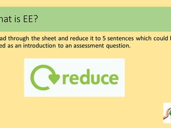 Environmental Ethics for new Edexcel A level