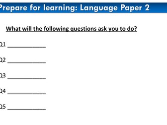 AQA English Language 2017 Paper 2 Question 4 revision
