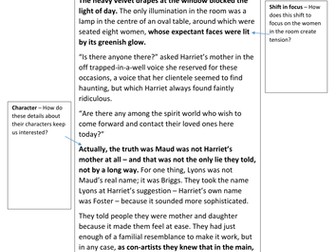 KS3/4 structural analysis Language Paper 1 Q3 AQA 2017