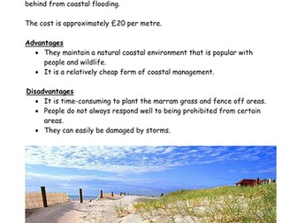 edexcel coastal geography landscapes option 2b level change coasts defending exercise a2 coast station