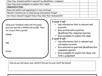 Peer Assessment Proforma