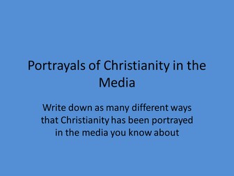 Portrayal of Christianity in the Media