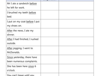 SPAG Reasoning - Prepositions or Conjunctions