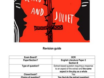 Romeo and Juliet Revision Guide 9-1 OCR