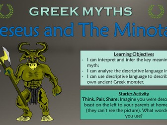 Greek Myths: Theseus and The Minotaur