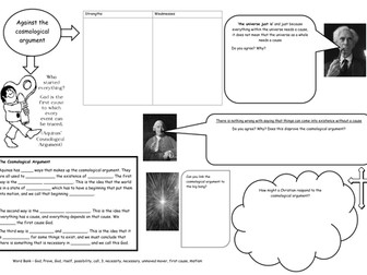 Arguments Against The Cosmological Argument Edexcel B GCSE NEW SPEC