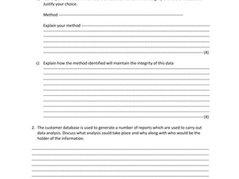 OCR CamTech Unit 2 Global Information - Example Exam Paper for May 2017