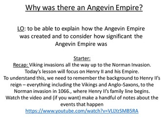 Migration Empires and People: Normans and Henry II